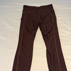 Fabletics brown leggings, size L